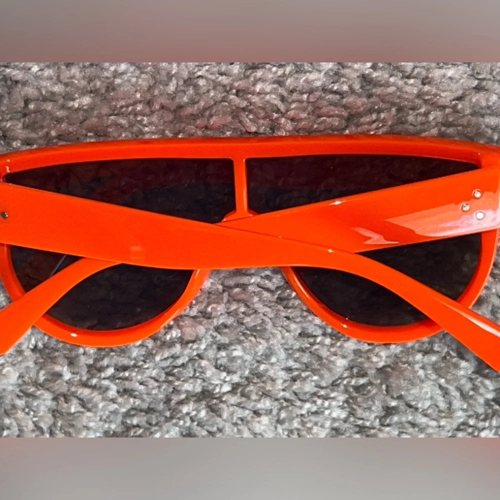 Bold Orange Sunglasses